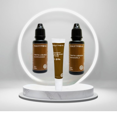 Maxy - Duo Marrón Medio + Claro + Activador