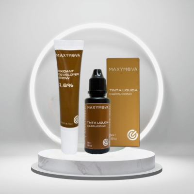 Maxy - Tinte Marrón Claro + Activador